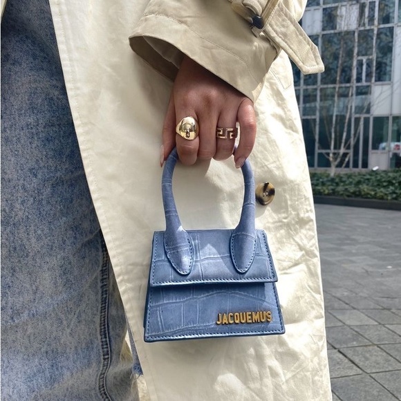 SOLD Jacquemus Le Chiquito Croc Embossed - Picture 2 of 13